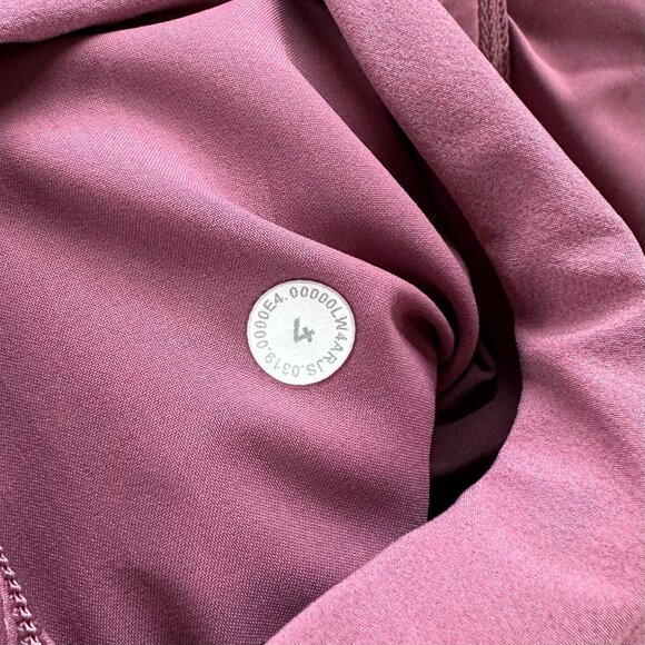 Lululemon Pack It Up Jacket Sz 4 Full Zip Hooded Drawcord Waist Back Vent Mauve - Picture 11 of 12